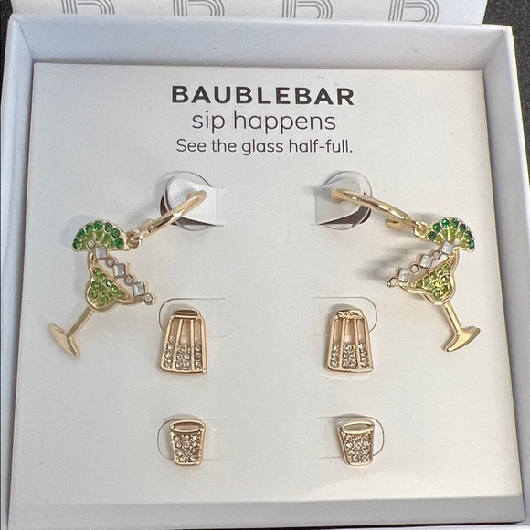 BaubleBar Jewelry - BaubleBar | Cocktail/Margarita Earring Set